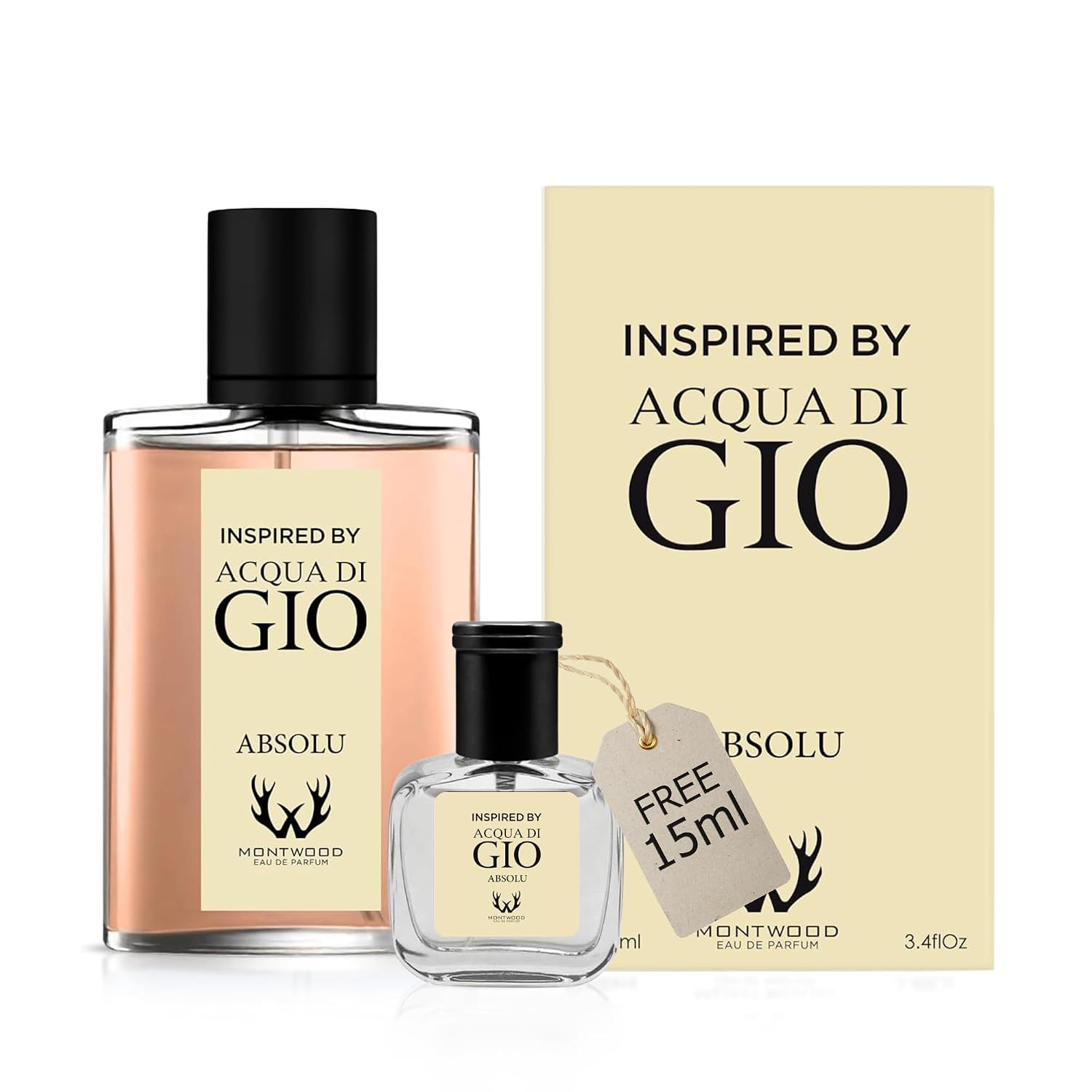 Giorgio Armani Acqua Di Gio ABSOLU PARFUM 100 ml 3.4 oz Men Cologne Spray New Scentora