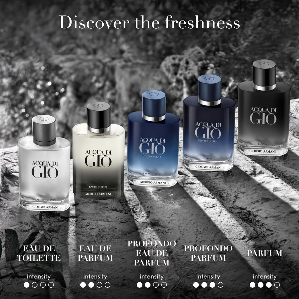 ACQUA DI GIO * Giorgio Armani 4.2 oz / 125 ml EDP Men Cologne Refillable Scentora