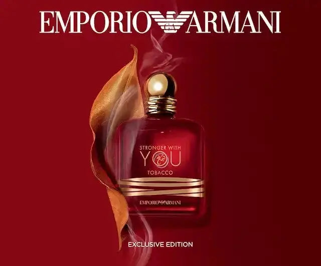 Emporio Armani Stronger With You Tobacco Eau de Parfum side view