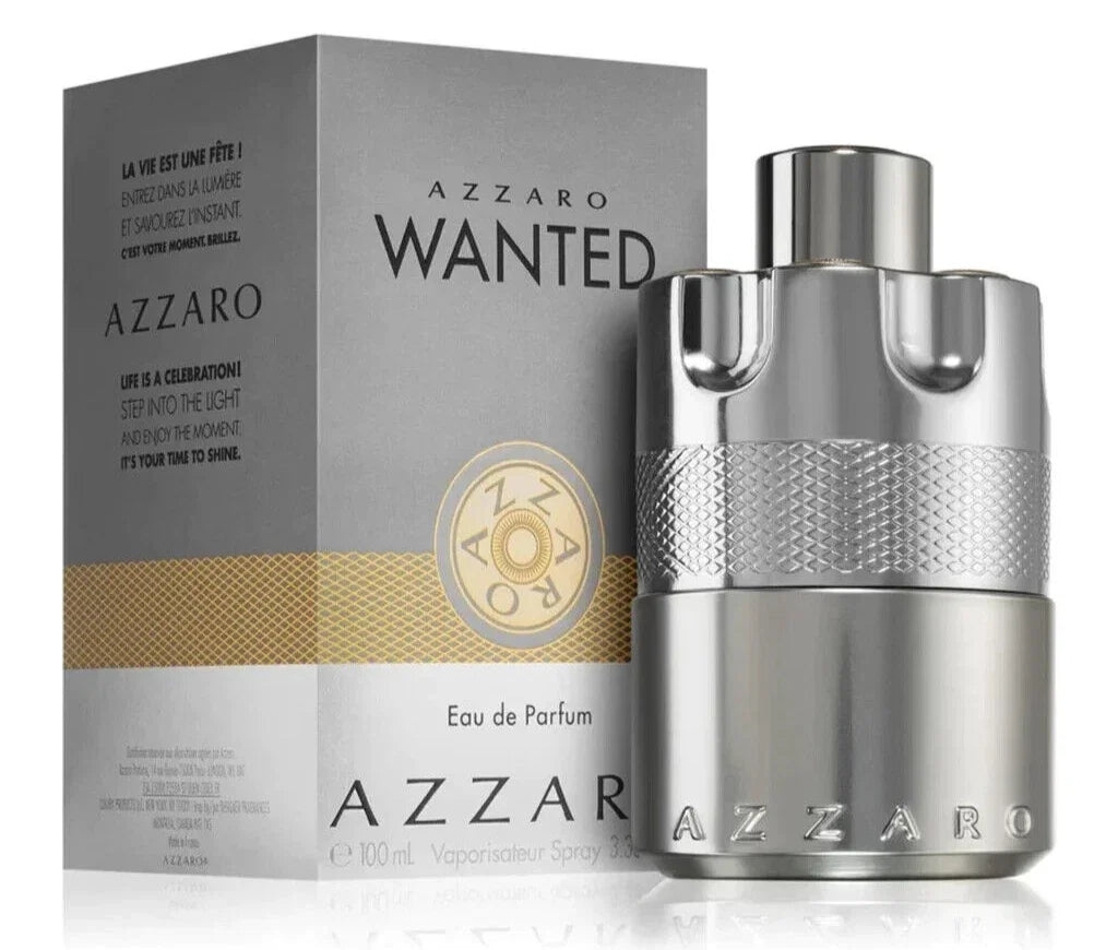 Azzaro Wanted EDP Spray 100ml / 3.3fl.oz Perfume Top Luxury Fragrance for men🥇 Scentora