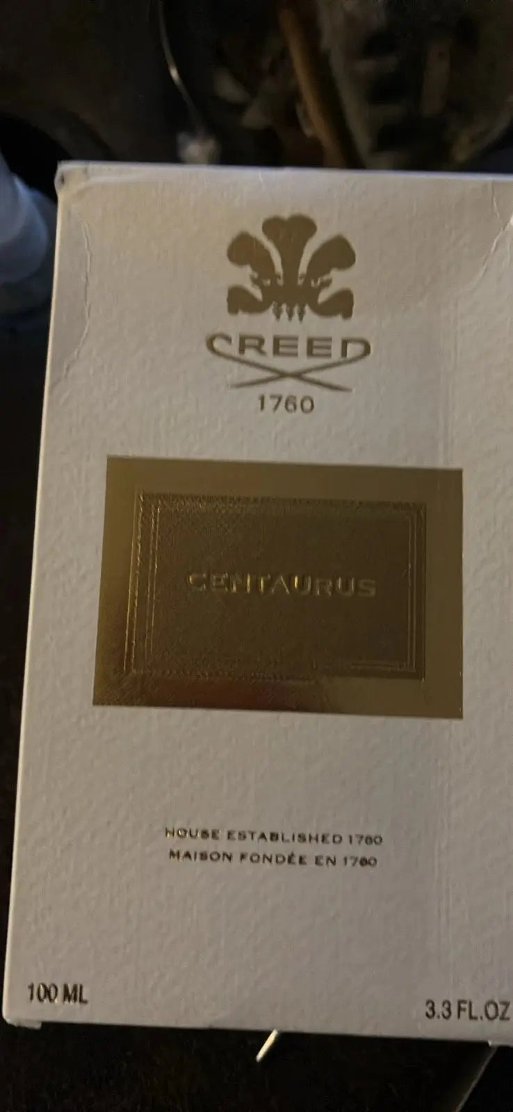creed centaurus NIB 3.3 Oz Scentora
