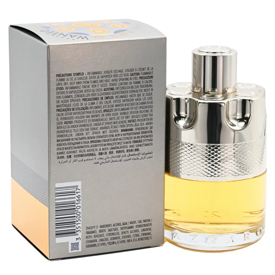 Azzaro Wanted by Azzaro Cologne for Men EDT 3.38 / 3.4 oz New In Box Scentora