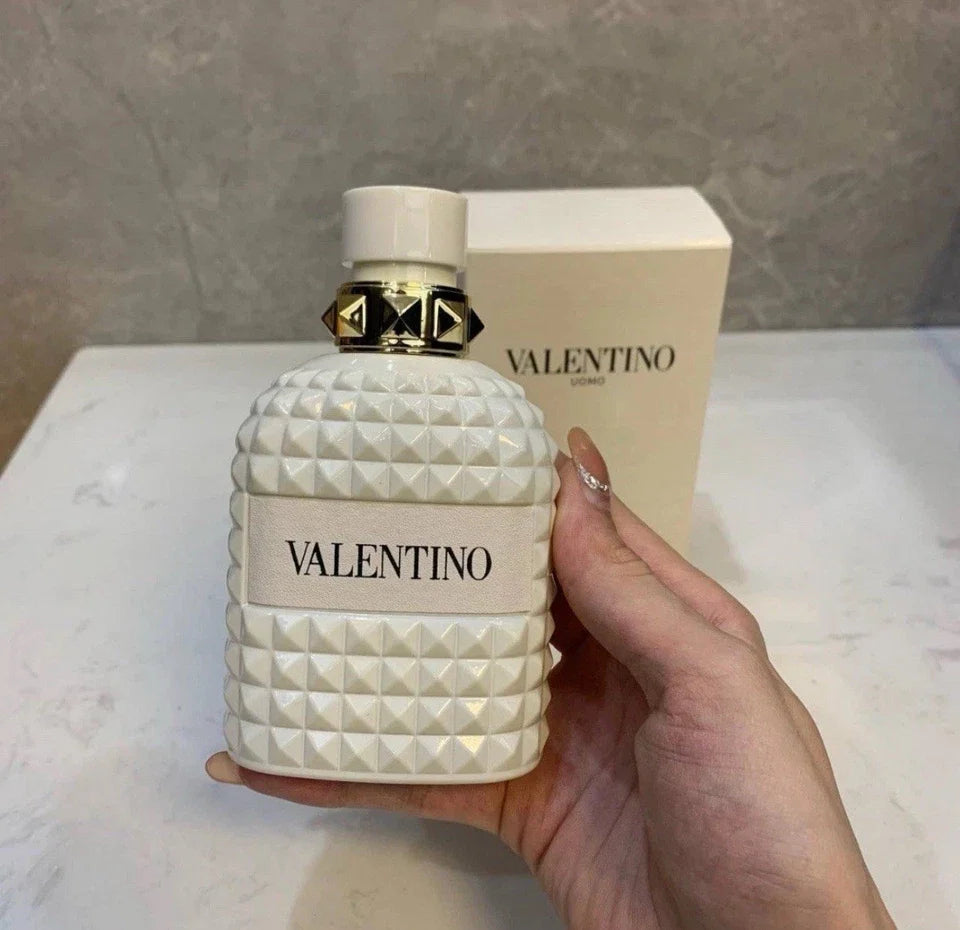 NEW VALENTINO UOMO BORN IN ROMA IVORY EDT SPRAY FOR MEN 3.4 Oz / 100 ml. Scentora